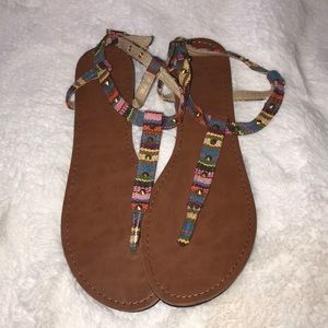 Multicolored Sandals